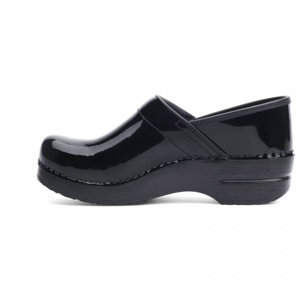 NEW DANSKO women's professional clog in black patent